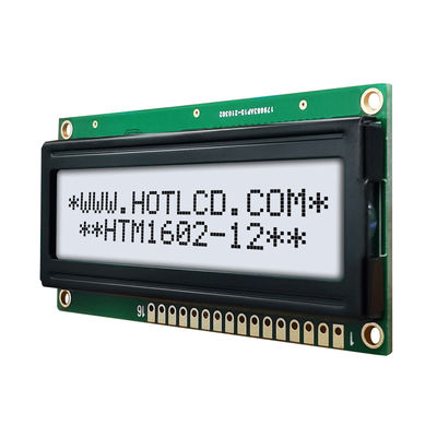 16x2 মাঝারি অক্ষর LCD মডিউল হলুদ সবুজ রঙ HTM1602-12