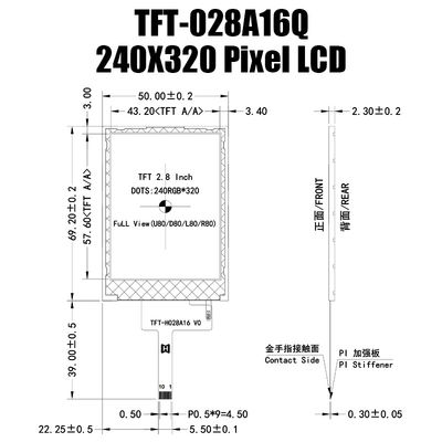 2.8 ইঞ্চি ST7789V SPI TFT মডিউল, সূর্যালোক পাঠযোগ্য TFT ডিসপ্লে IPS