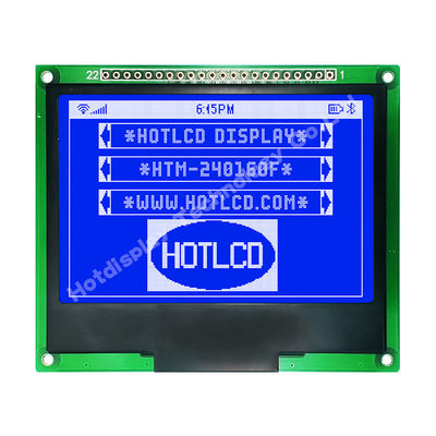 IC ST7529 সহ ইন্সট্রুমেন্টেশন 240X160 FSTN LCD ডিসপ্লে গ্রাফিক মডিউল