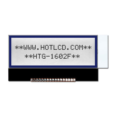 2X16 অক্ষর COG LCD | ব্যাকলাইট ছাড়াই STN+ ধূসর ডিসপ্লে ST7032I/HTG1602F