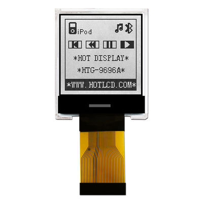 96X96 গ্রাফিক COG LCD SSD1848 | FSTN + সাদা ব্যাকলাইট/HTG9696A সহ ডিসপ্লে