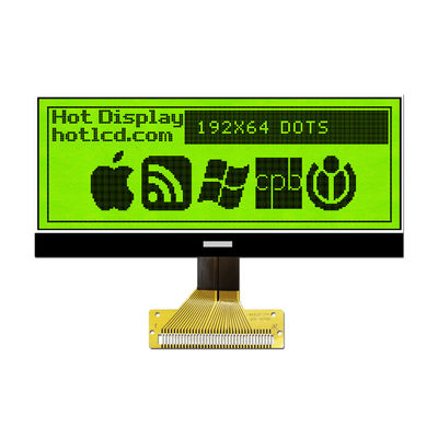 192X64 36PIN LCD গ্রাফিক মডিউল, IST3020 চিপ অন গ্লাস ডিসপ্লে HTG19264A