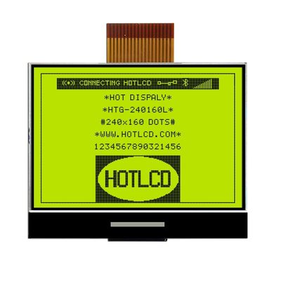 সাইড হোয়াইট ব্যাকলাইট HTG240160L সহ 18PIN 240x160 COG LCD মডিউল UC1698