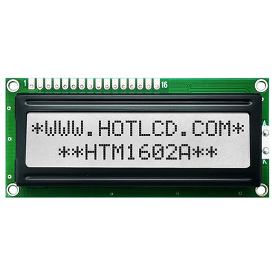 16x2 16PIN ক্যারেক্টার LCD মডিউল মিডিয়াম STN হলুদ সবুজ HTM1602A