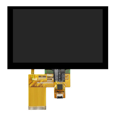 5 ইঞ্চি 800X480 Pcap মনিটর ওয়াইড টেম্পারেচার TFT LCD মডিউল টাচ স্ক্রিন