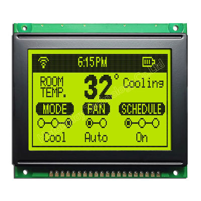 KS0108 গ্রাফিকাল LCD ডিসপ্লে 128x64, সাদা ব্যাকলাইট LCD গ্রাফিক মডিউল HTM12864D