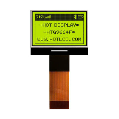 96X64 গ্রাফিক COG LCD ST7549 | FSTN + সাদা ব্যাকলাইট/HTG9664F সহ ডিসপ্লে