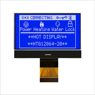 MCU গ্রাফিক্যাল COG LCD মডিউল 128X64 ST7565R FSTN ডিসপ্লে HTG12864-20