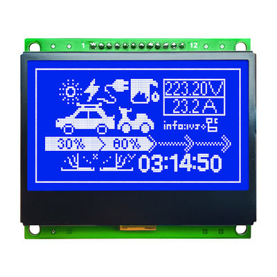 নেগেটিভ ভোল্টেজ সহ 128X64 COB গ্রাফিক LCD মডিউল FSTN ডিসপ্লে