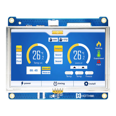 5.0 ইঞ্চি 800x480 IPS প্রতিরোধী TFT LCD ডিসপ্লে ওয়াইড তাপমাত্রা