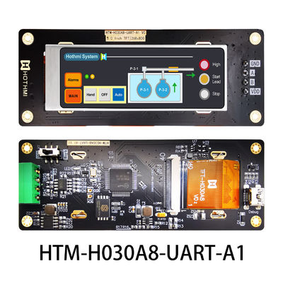 3.0 ইঞ্চি UART TFT LCD 268x800 ডিসপ্লে TFT মডিউল প্যানেল সঙ্গে LCD কন্ট্রোলার বোর্ড