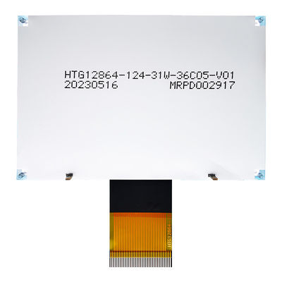128x64 COG LCD গ্রাফিক ডিসপ্লে মডিউল ST7565R সাইড হোয়াইট ব্যাকলাইটের সাথে